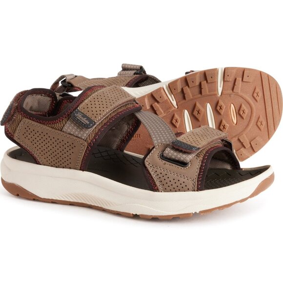 NEW Florsheim Tread Lite River Sandals for Men Taupe 261sn - Picture 2 of 5